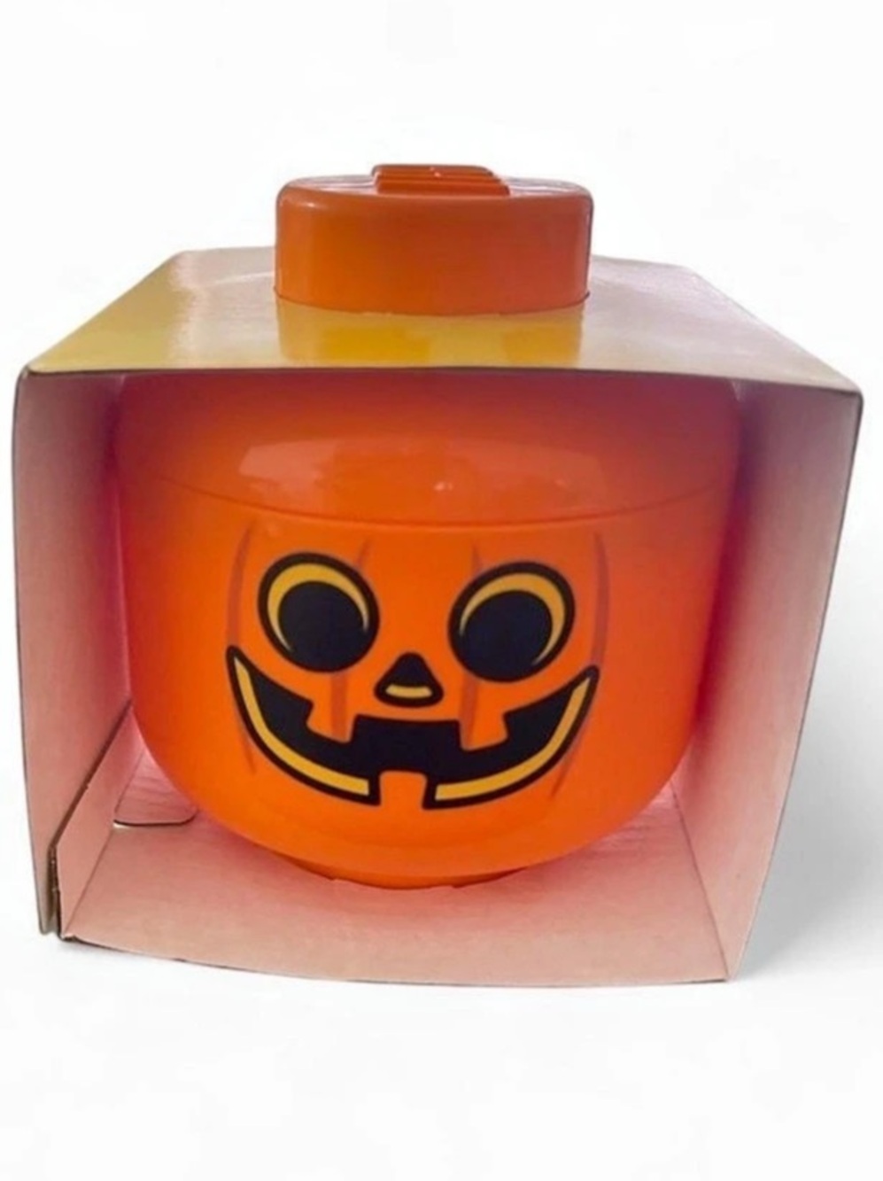 LEGO Mini Pumpkin Storage Head Halloween edition